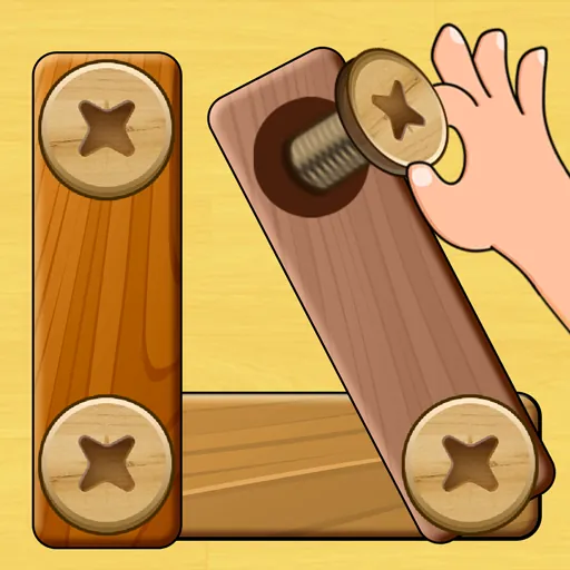 Wood Nuts & Bolts Puzzle Screenshot 1