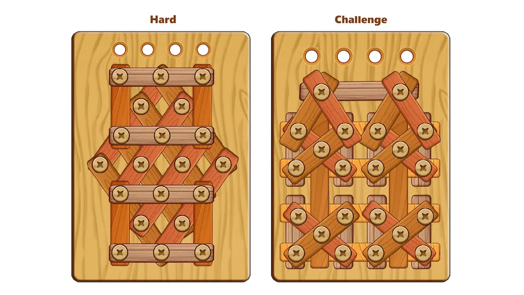 Wood Nuts & Bolts Puzzle Screenshot 8