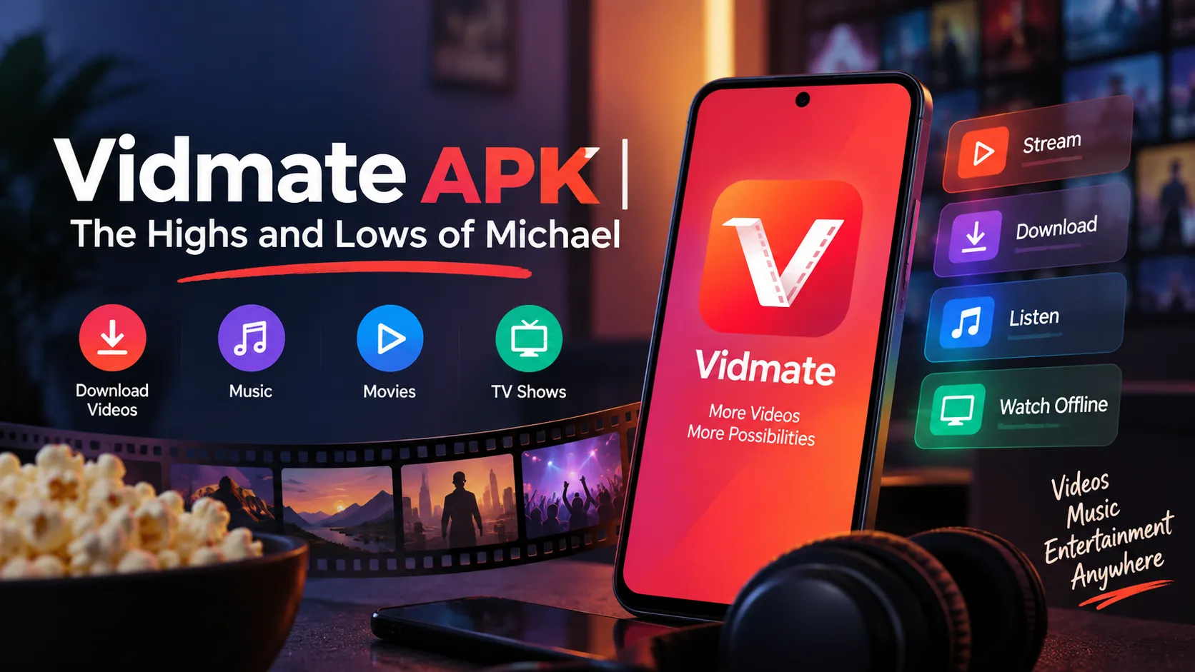 Vidmate APK | The Highs and Lows of Michael icon