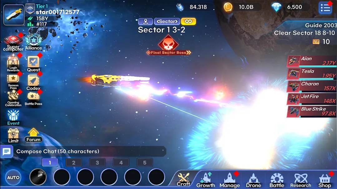 Darkstar - Idle RPG Screenshot 6