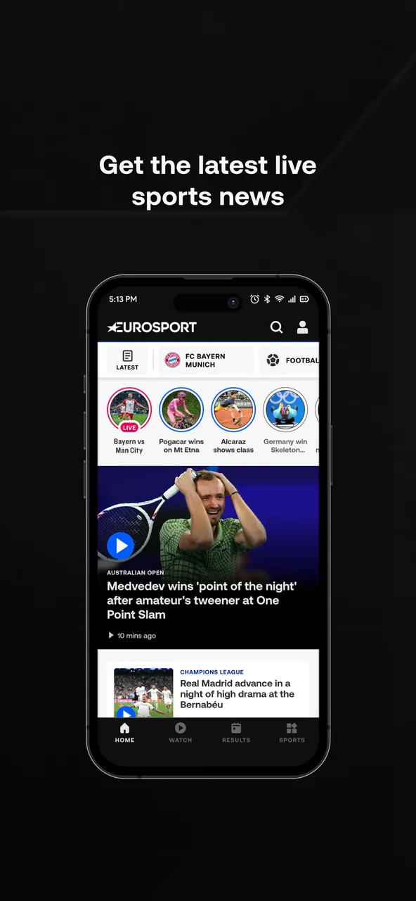 Eurosport: News & Results Screenshot 4