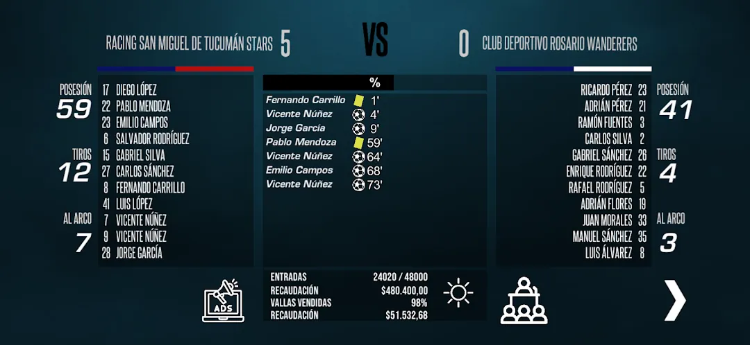 F11 Football Manager Screenshot 3
