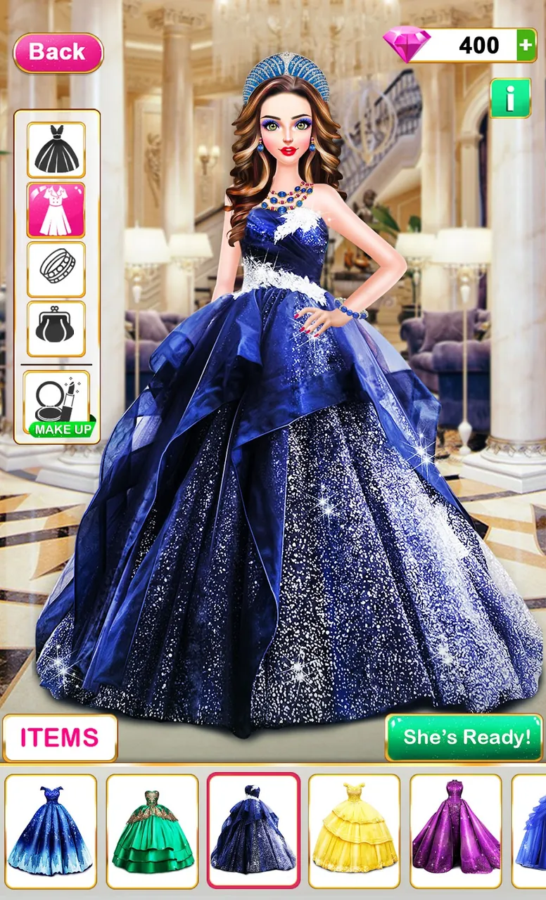 Fashion Game Makeup & Dress up Screenshot 4