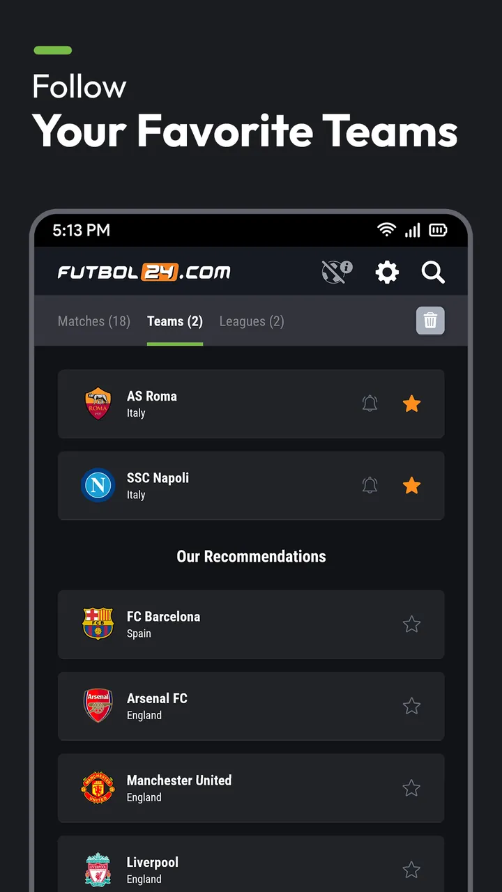 Futbol24 soccer livescore app Screenshot 3
