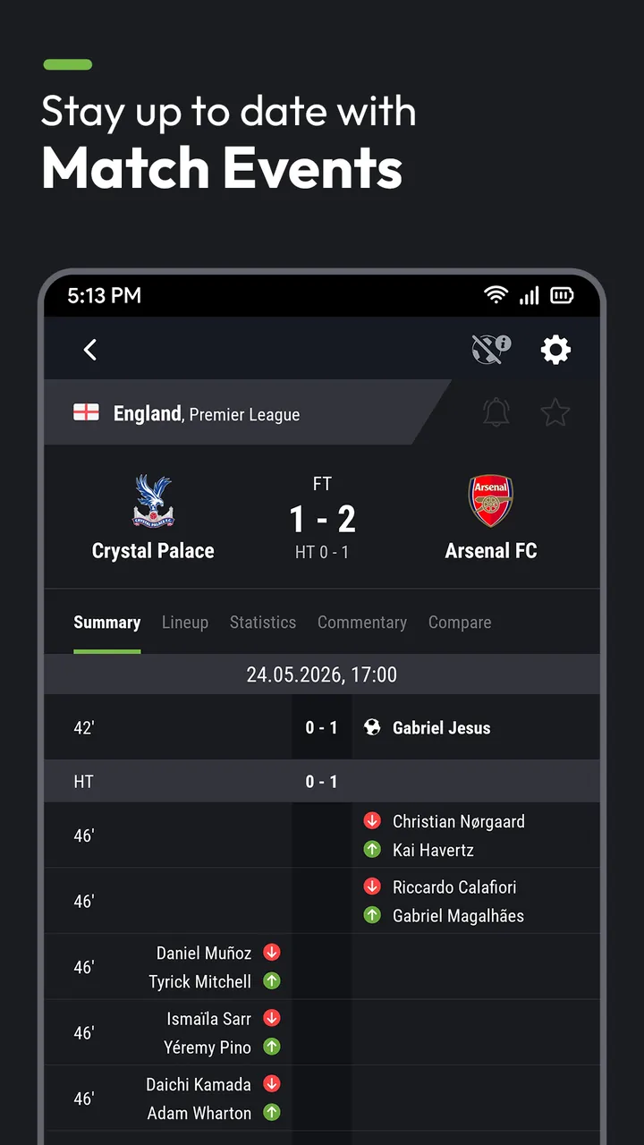 Futbol24 soccer livescore app Screenshot 7
