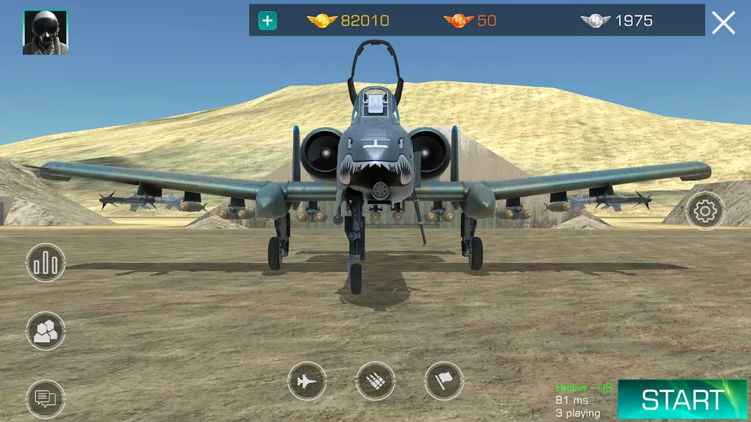 GS4: Realistic Air Combat Screenshot 2