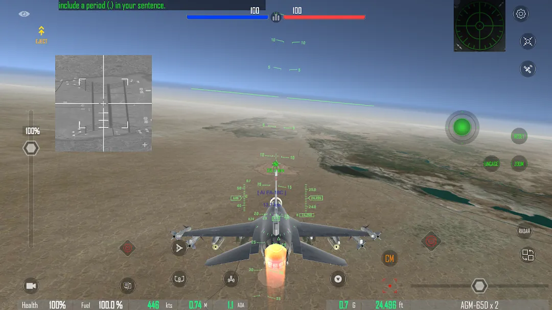 GS4: Realistic Air Combat Screenshot 4