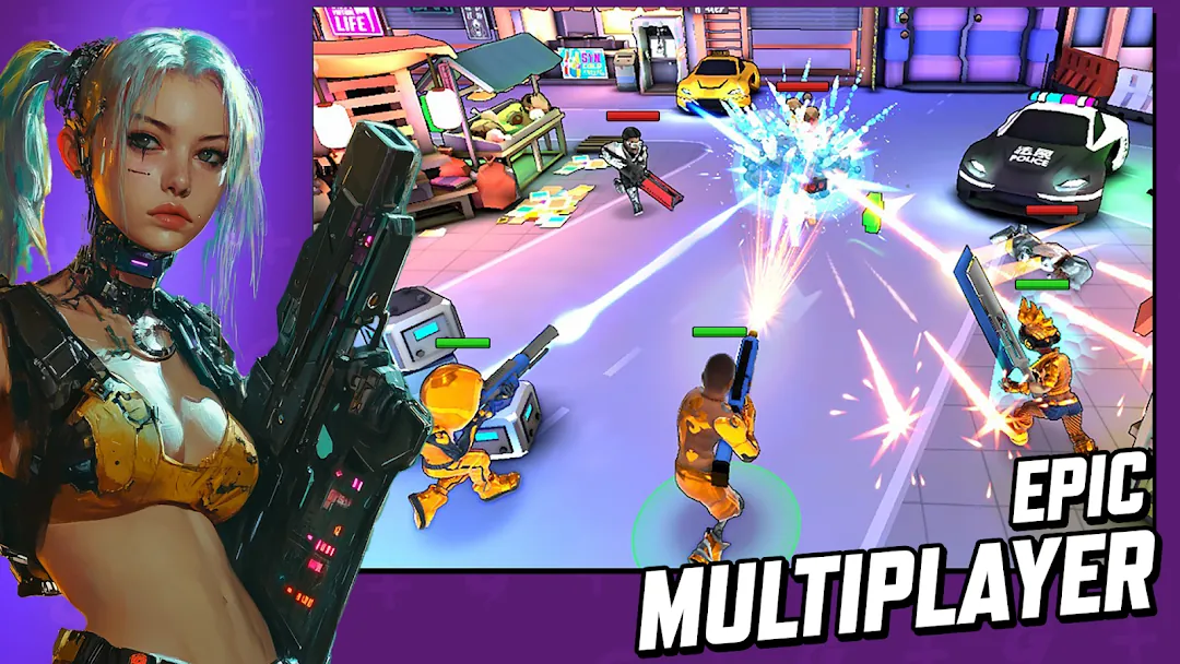 Gridpunk Battle Royale Screenshot 2