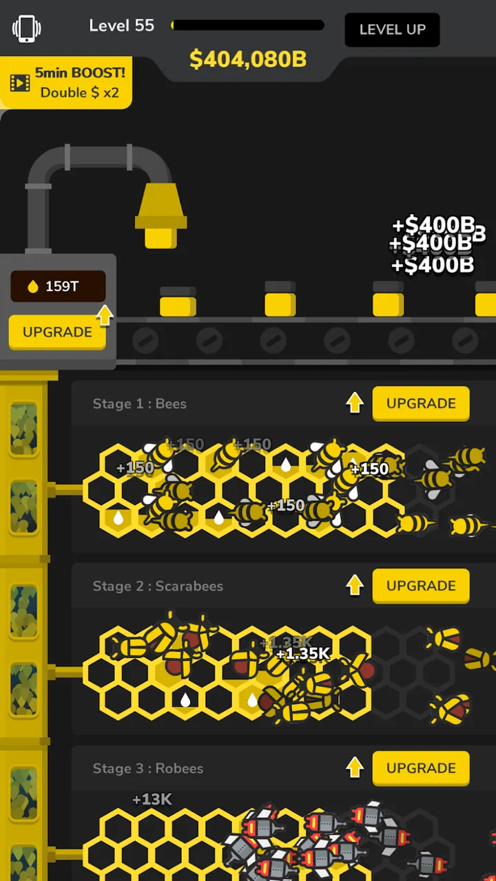Idle Bee Factory Tycoon Screenshot 4