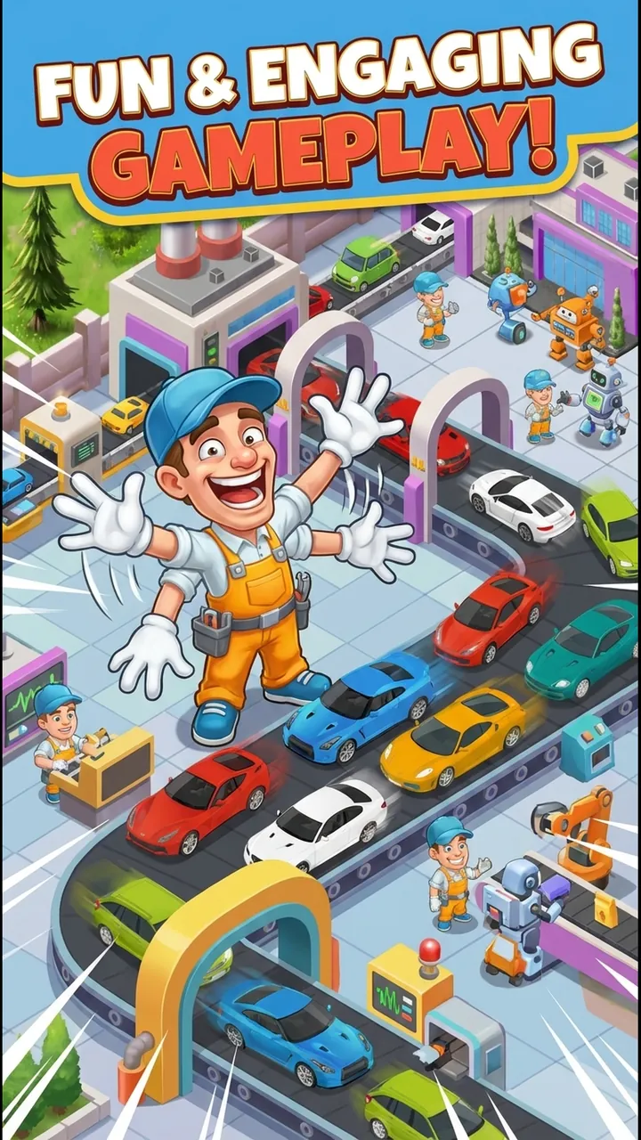 Idle Car Factory Screenshot 3