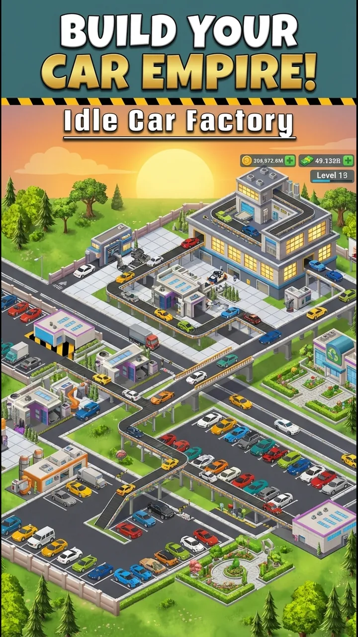 Idle Car Factory Screenshot 4