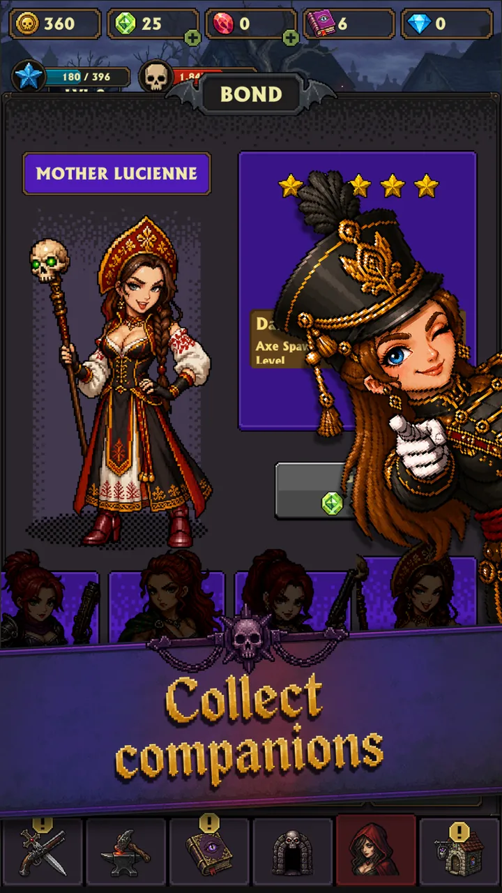 Idle Vampire Hunter: Merge RPG Screenshot 4