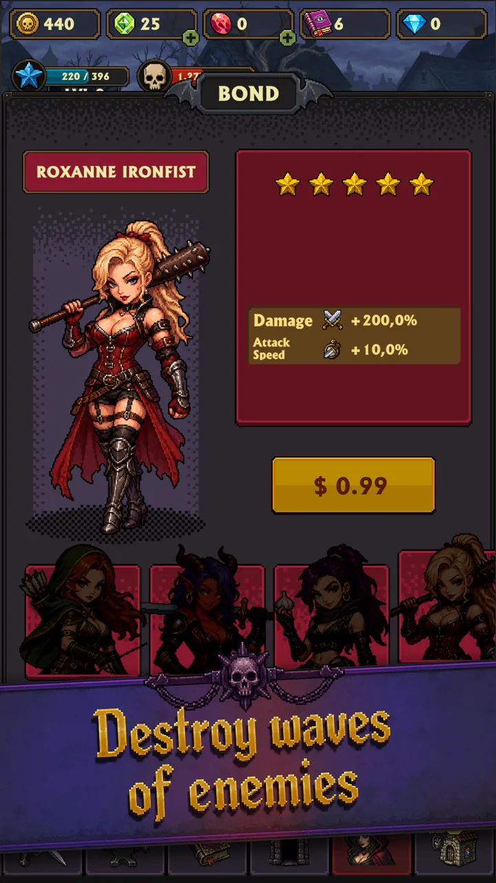 Idle Vampire Hunter: Merge RPG Screenshot 7