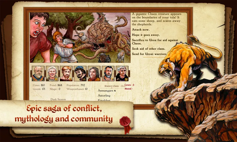 King of Dragon Pass: Text RPG Screenshot 3