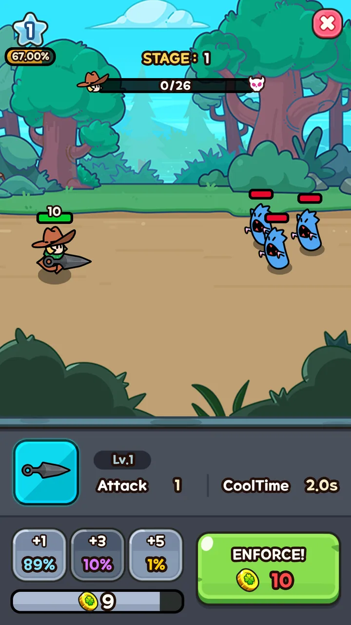 Lucky Heroes! : Defense Game Screenshot 2