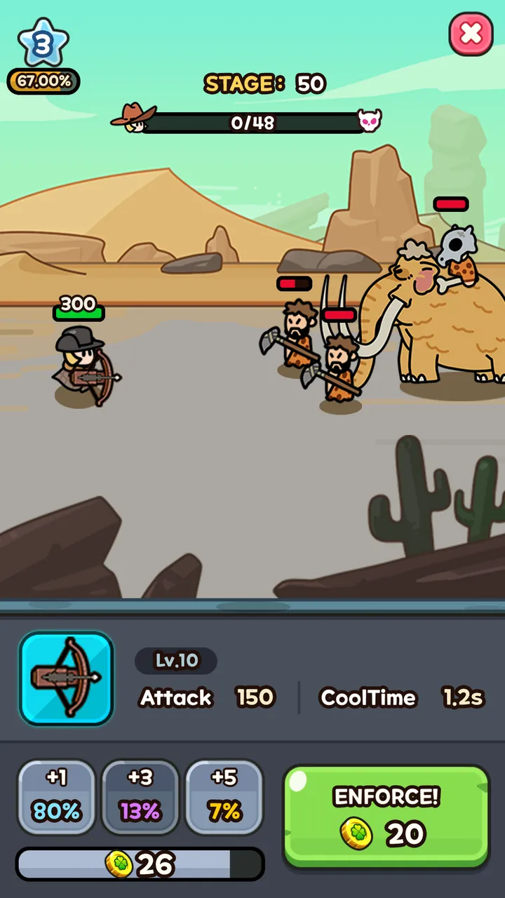 Lucky Heroes! : Defense Game Screenshot 3