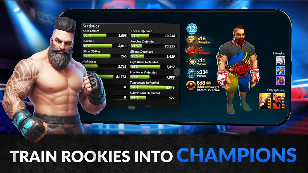 MMA Manager 2 Screenshot 2