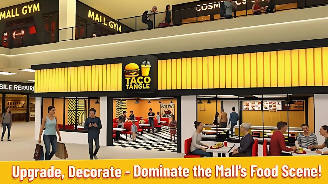 Mall & Fast Food Simulator 3D Screenshot 5