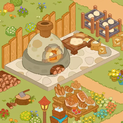 Merge Cartoon : Renovate Town Screenshot 1