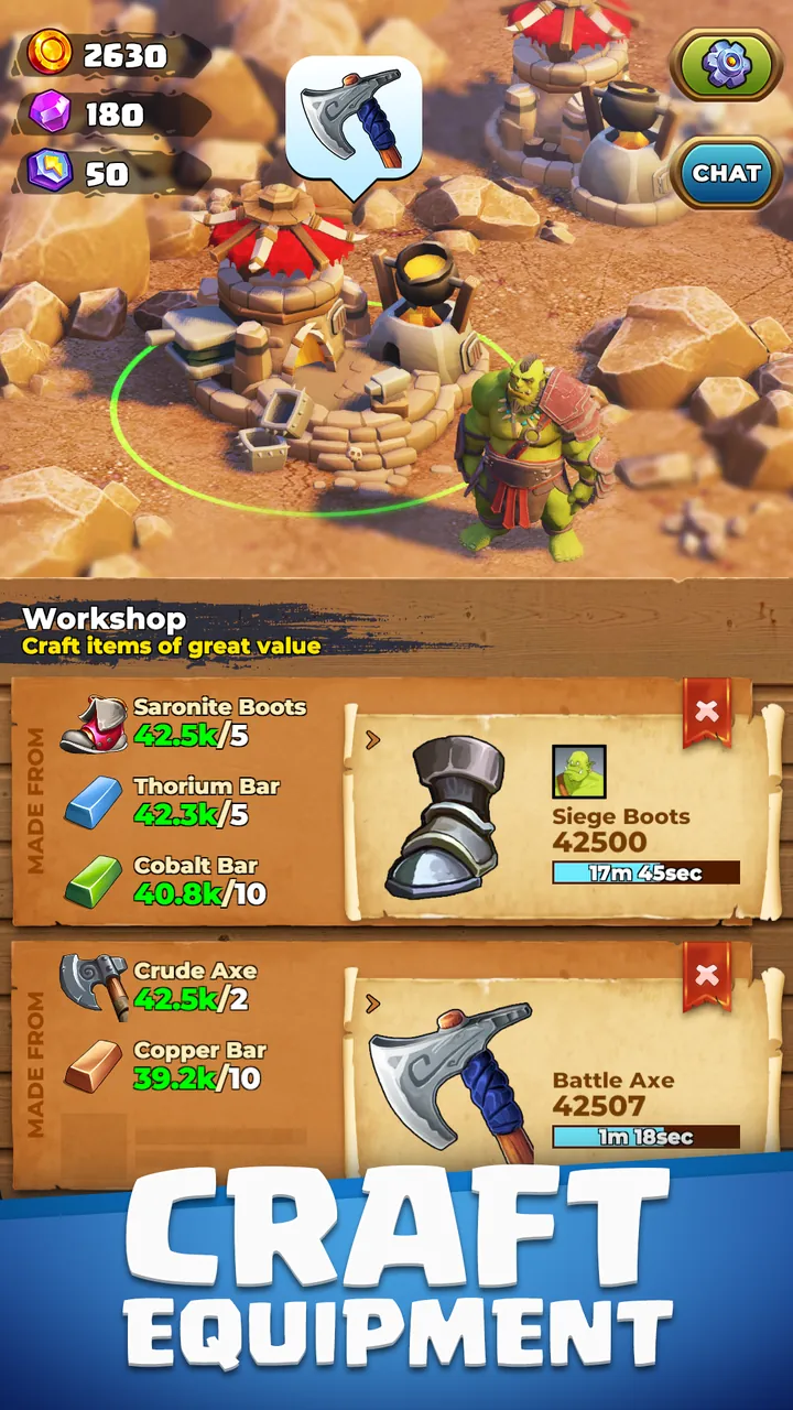 Orecraft: Orc Mining Camp Screenshot 3