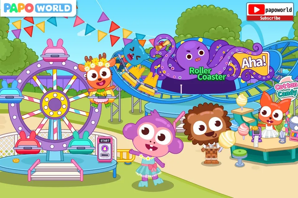 Papo Town: Amusement Park Screenshot 2