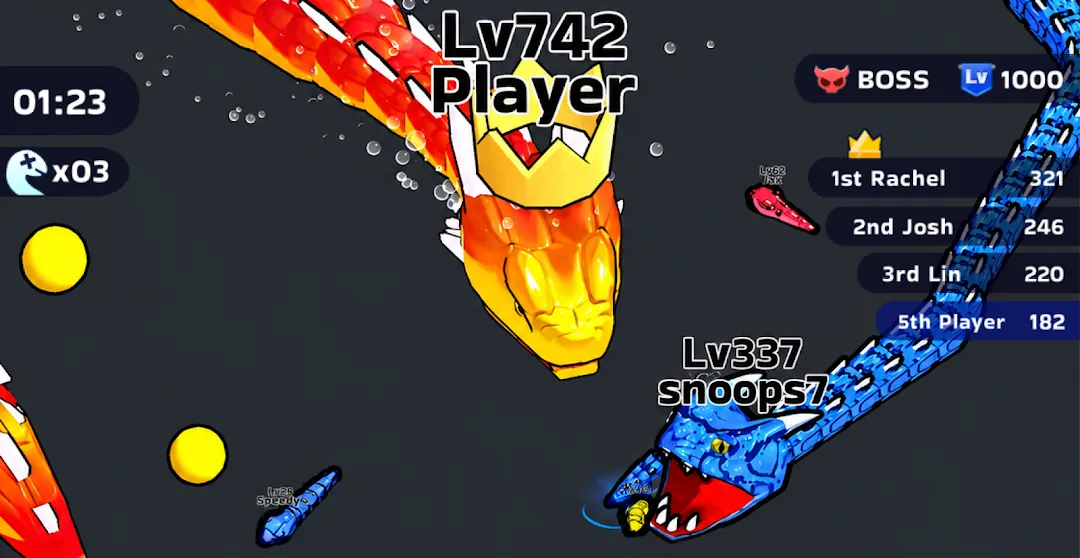 Snake Clash! Screenshot 4