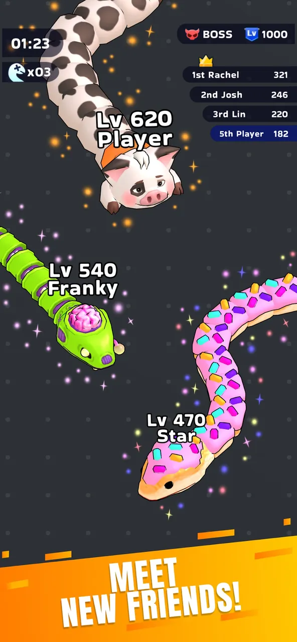 Snake Clash! Screenshot 8