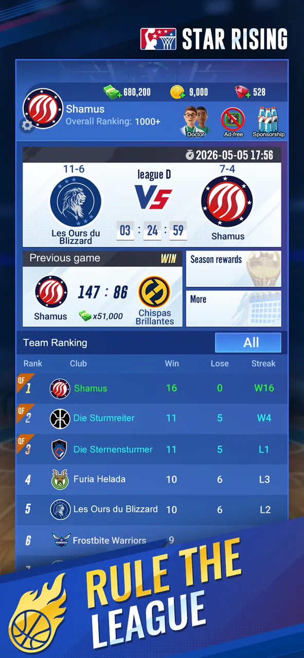 Star Rising: Basketball Screenshot 8