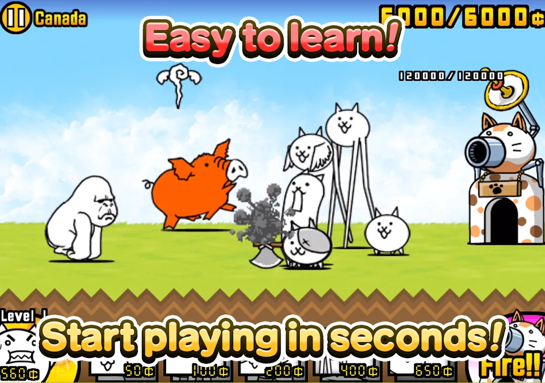 The Battle Cats Screenshot 5