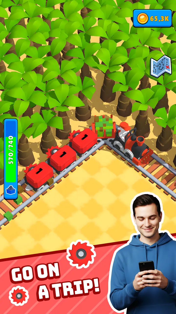 Train Miner: Idle Railway Screenshot 2