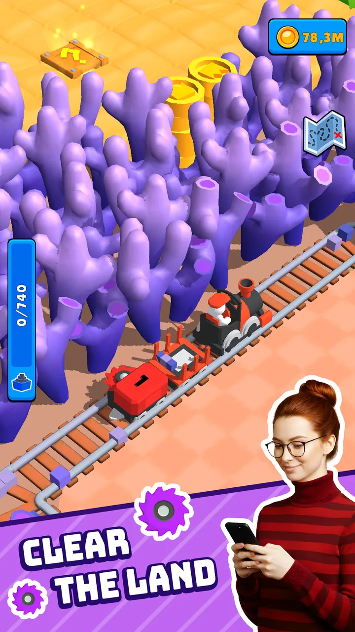 Train Miner: Idle Railway Screenshot 3