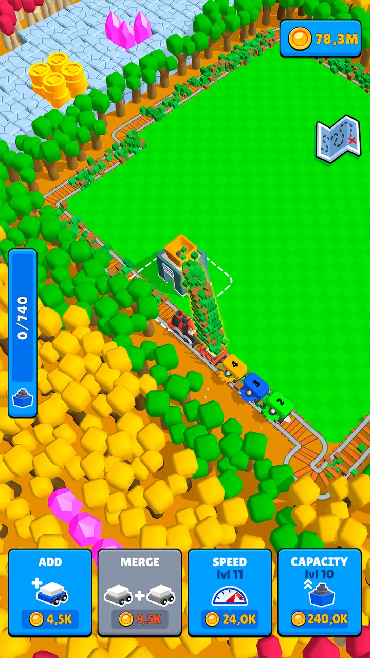 Train Miner: Idle Railway Screenshot 8